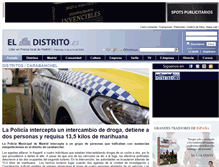 Tablet Screenshot of eldistrito.es